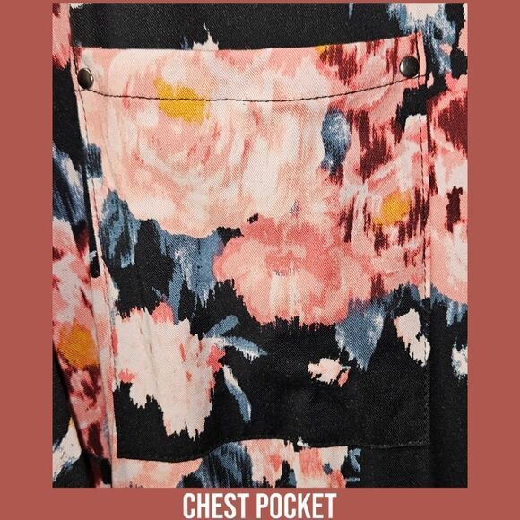 TORRID PLUS SIZE-MINI CHALLISโFLORAL HIGH- LOW SHIRT DRESS SIZE 4X - Picture 9 of 17